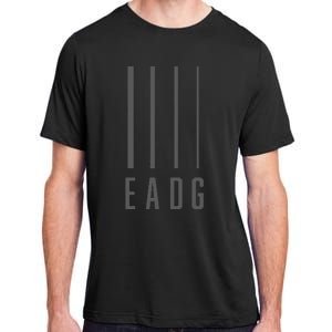 Bass Guitarist Bass Player Gift Eadg 4 String Adult ChromaSoft Performance T-Shirt