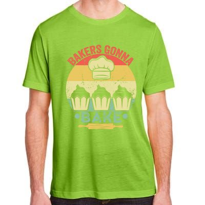 Bakers Gonna Bake Cooking Vintage Funny Baking Lover Saying Gift Adult ChromaSoft Performance T-Shirt