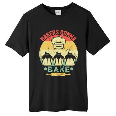 Bakers Gonna Bake Cooking Vintage Funny Baking Lover Saying Gift Tall Fusion ChromaSoft Performance T-Shirt