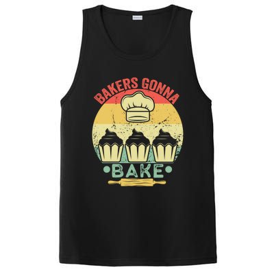 Bakers Gonna Bake Cooking Vintage Funny Baking Lover Saying Gift PosiCharge Competitor Tank