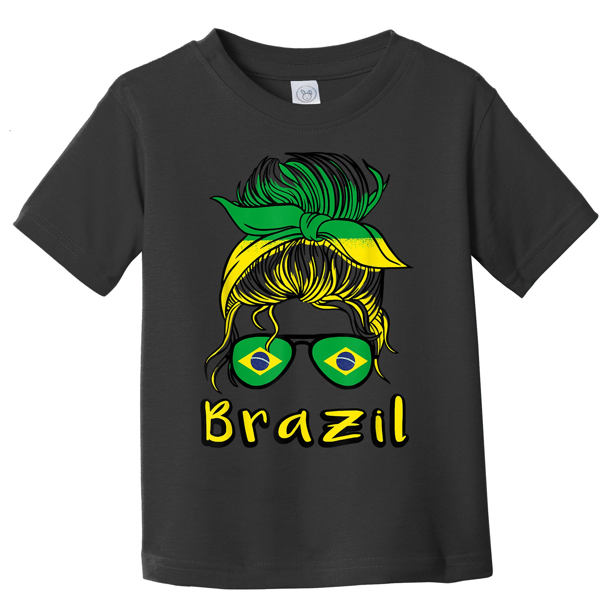 Brazilian Girl Brazil Girls Football Brasil Brazilian Toddler T-Shirt