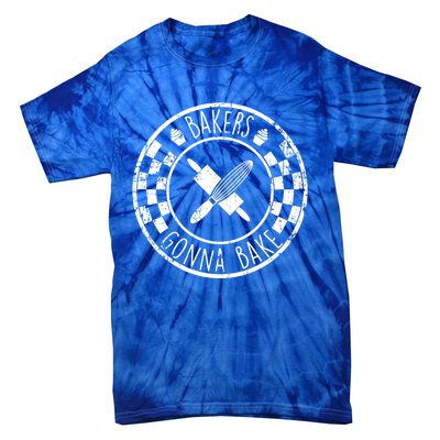 Bakers Gonna Bake Distressed Gift Tie-Dye T-Shirt