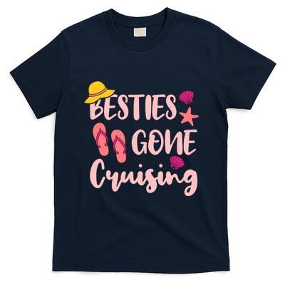 Besties Gone Cruising Ladies Girl Girlfriends Cruise Vacay T-Shirt