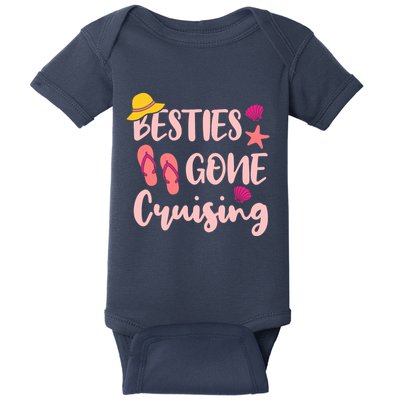 Besties Gone Cruising Ladies Girl Girlfriends Cruise Vacay Baby Bodysuit