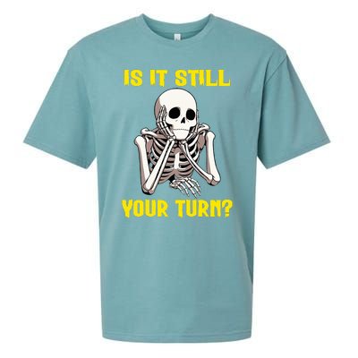 Board Game Card Is It Still Your Turn Sueded Cloud Jersey T-Shirt