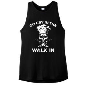 Best Go Cry In The Walk In Ladies PosiCharge Tri-Blend Wicking Tank