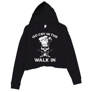 Best Go Cry In The Walk In Crop Fleece Hoodie