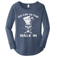 Best Go Cry In The Walk In Women's Perfect Tri Tunic Long Sleeve Shirt