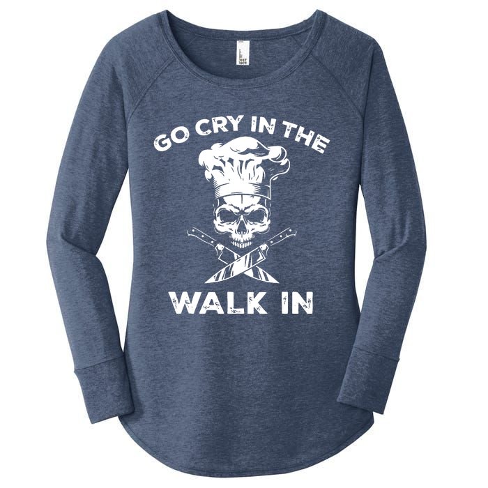 Best Go Cry In The Walk In Women's Perfect Tri Tunic Long Sleeve Shirt