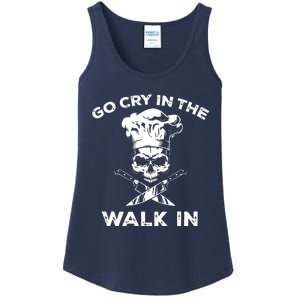 Best Go Cry In The Walk In Ladies Essential Tank