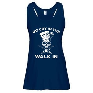 Best Go Cry In The Walk In Ladies Essential Flowy Tank