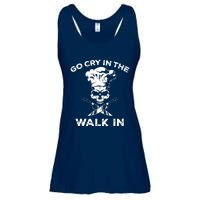 Best Go Cry In The Walk In Ladies Essential Flowy Tank