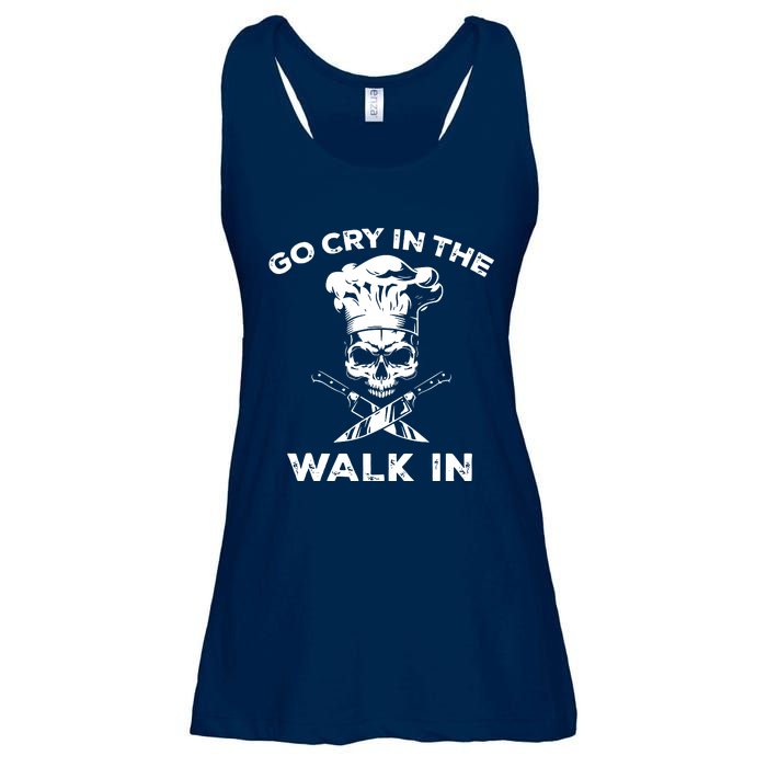 Best Go Cry In The Walk In Ladies Essential Flowy Tank