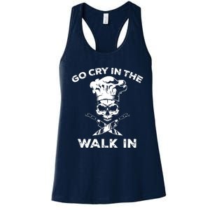 Best Go Cry In The Walk In Women's Racerback Tank