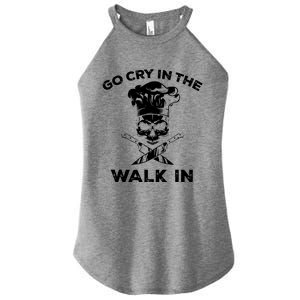 Best Go Cry In The Walk In Women's Perfect Tri Rocker Tank