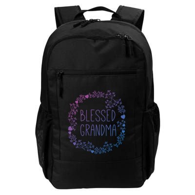 Blessed Grandma Christian Religious Funny Gift Best Grammy Ever Funny Gift Daily Commute Backpack