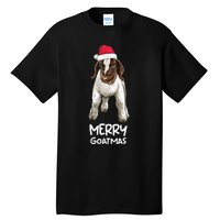 Boer Goat Christmas Merry Goatmas Tall T-Shirt