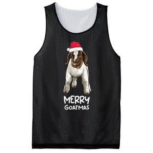 Boer Goat Christmas Merry Goatmas Mesh Reversible Basketball Jersey Tank