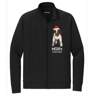 Boer Goat Christmas Merry Goatmas Stretch Full-Zip Cadet Jacket