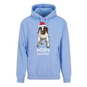 Boer Goat Christmas Merry Goatmas Unisex Surf Hoodie