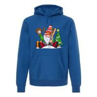 Baseball Gnome Christmas Winter Season Catcher Pitcher Funny Gift Premium Hoodie