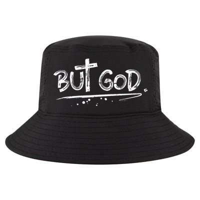 But God Christian Cross Gift Cool Comfort Performance Bucket Hat