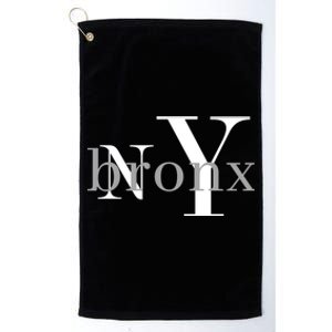 Bronx Gift Classic Design Style Bronx New York Ny Gift Platinum Collection Golf Towel