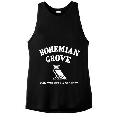 Bohemian Grove Can You Keep A Secret Ladies PosiCharge Tri-Blend Wicking Tank