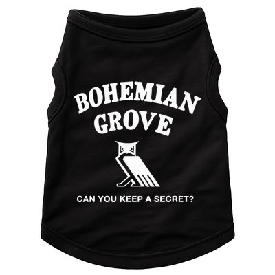 Bohemian Grove Can You Keep A Secret Doggie Tank