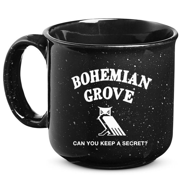 Bohemian Grove Can You Keep A Secret 15oz Campfire Ceramic Mug