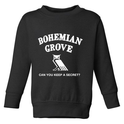 Bohemian Grove Can You Keep A Secret Toddler Sweatshirt