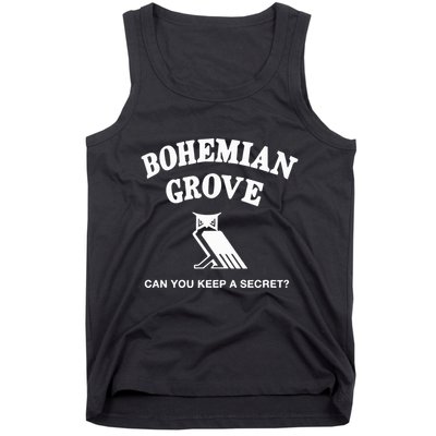 Bohemian Grove Can You Keep A Secret Tank Top