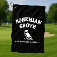 Bohemian Grove Can You Keep A Secret Golf Towel