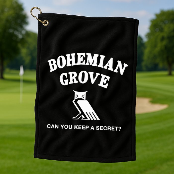 Bohemian Grove Can You Keep A Secret Golf Towel