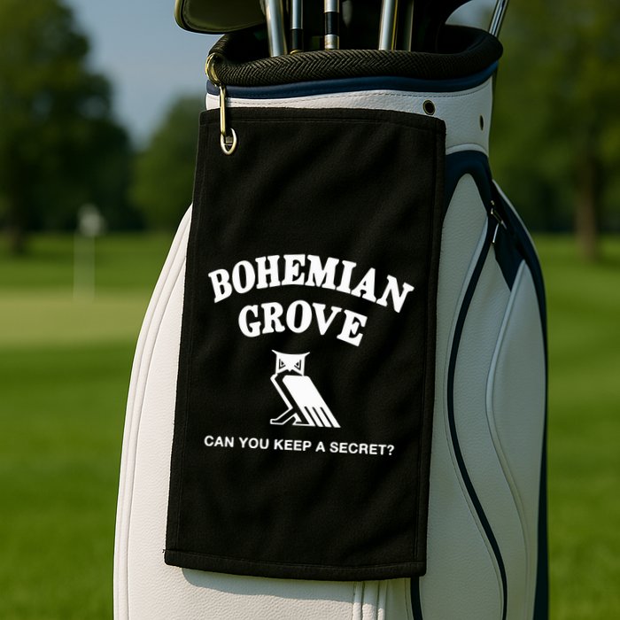 Bohemian Grove Can You Keep A Secret Golf Towel