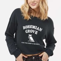Bohemian Grove Can You Keep A Secret Cropped Pullover Crew