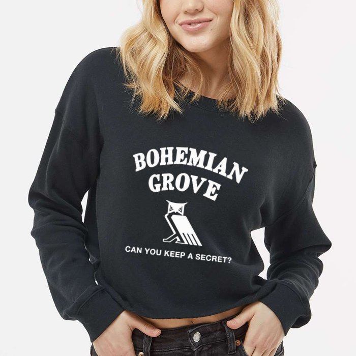 Bohemian Grove Can You Keep A Secret Cropped Pullover Crew