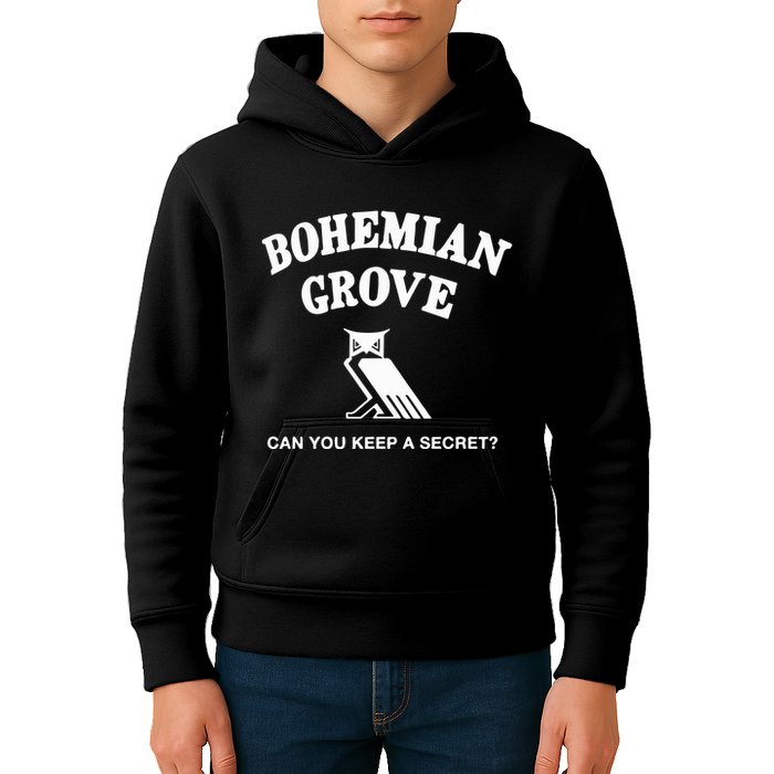 Bohemian Grove Can You Keep A Secret Kids Hoodie