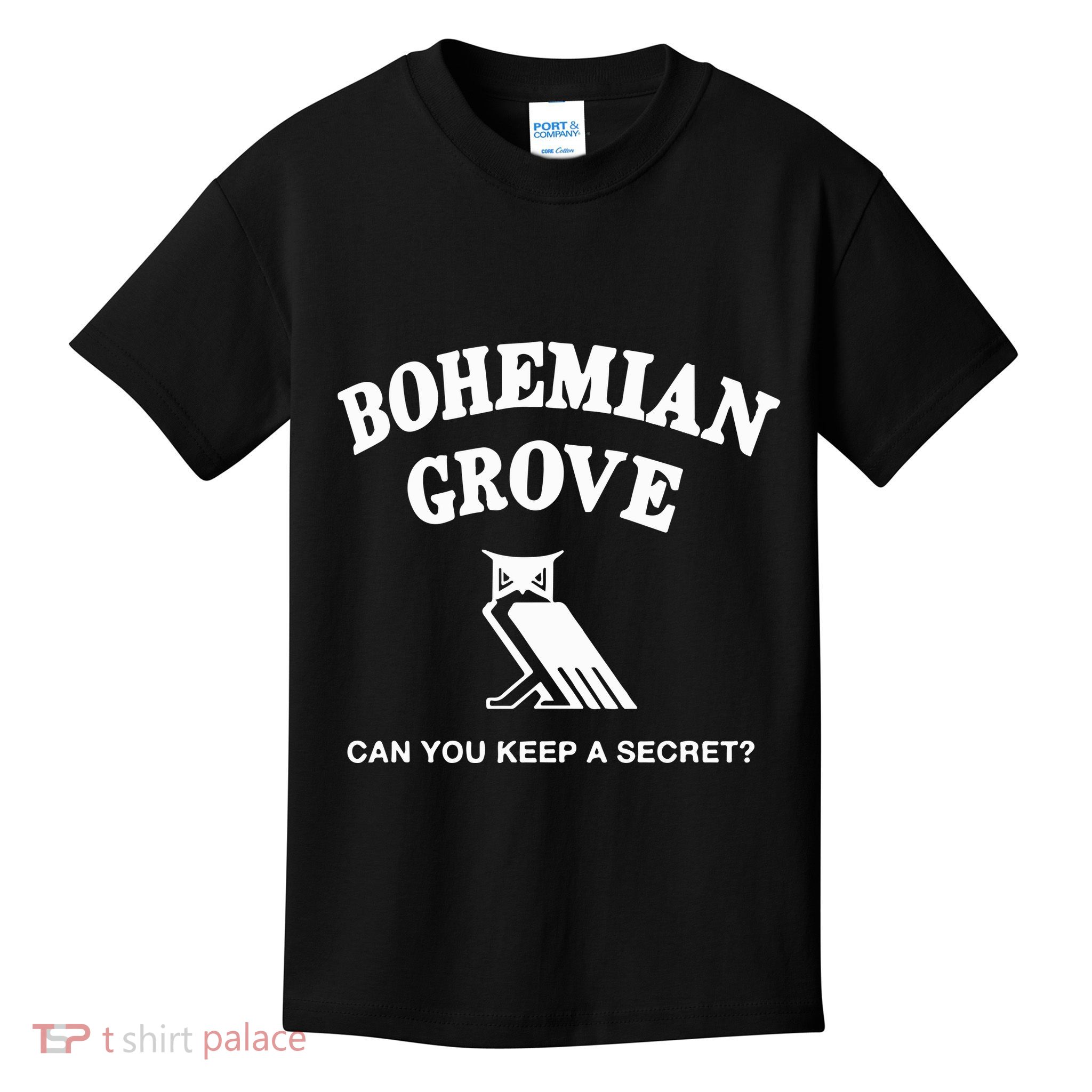 Bohemian Grove Can You Keep A Secret Kids T-Shirt