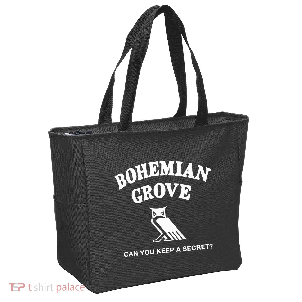 Bohemian Grove Can You Keep A Secret Zip Tote Bag
