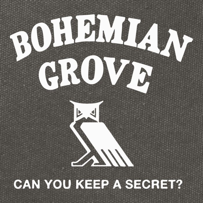 Bohemian Grove Can You Keep A Secret Cotton Canvas Backpack