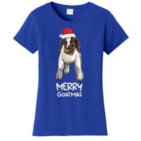 Boer goat Christmas Merry Goatmas Women's T-Shirt