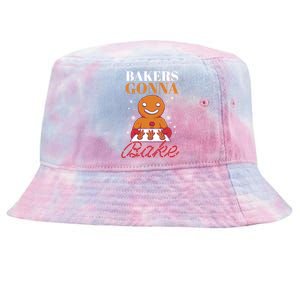 Baking Gingerbread Christmas Bakers Gonna Bake Cool Gift Tie-Dyed Bucket Hat