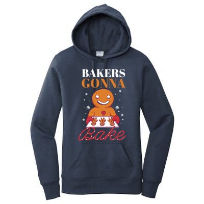 Baking Gingerbread Christmas Bakers Gonna Bake Cool Gift Women's Pullover Hoodie