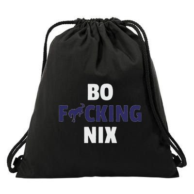 Bo Graphic Custom Nix Vintage Denver Drawstring Bag