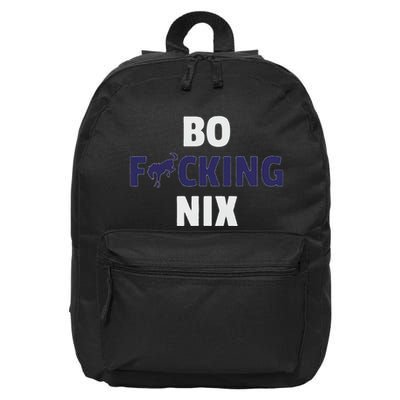 Bo Graphic Custom Nix Vintage Denver 16 in Basic Backpack
