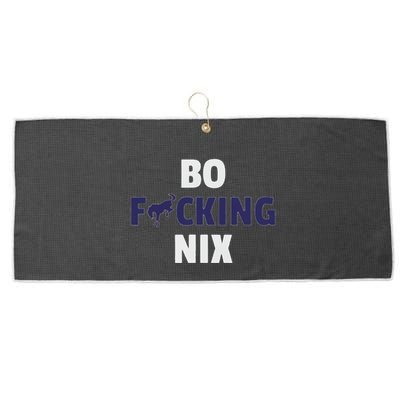 Bo Graphic Custom Nix Vintage Denver Large Microfiber Waffle Golf Towel