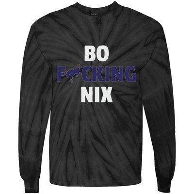 Bo Graphic Custom Nix Vintage Denver Tie-Dye Long Sleeve Shirt