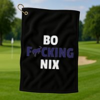 Bo Graphic Custom Nix Vintage Denver Golf Towel