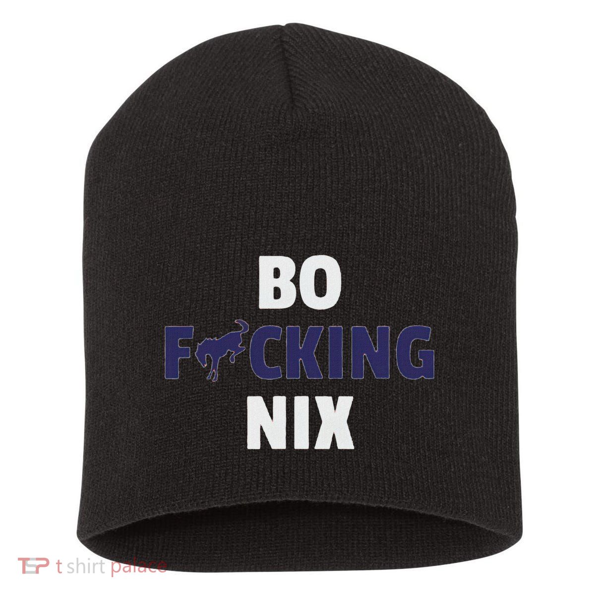 Bo Graphic Custom Nix Vintage Denver Short Acrylic Beanie